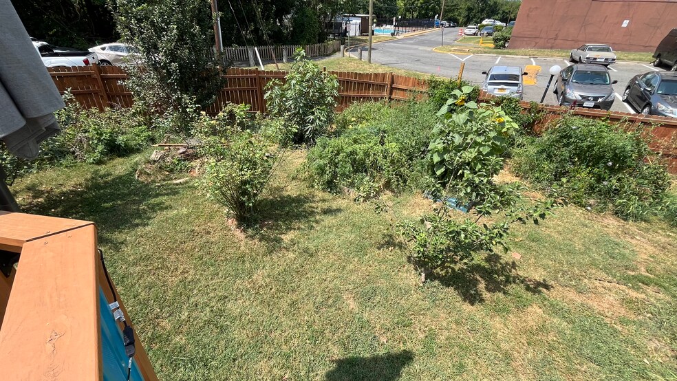Part of the yard and garden - 127 S Jordan St