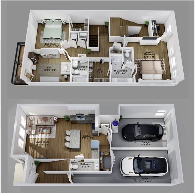 Floorplan - The Westbrook at Brewers Row Townhomes