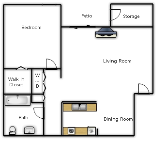 1BR/1BA - Bryan Woods Apartment