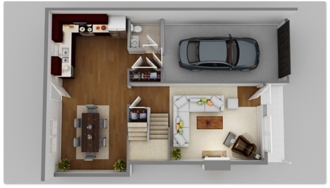 Lower Level - Trinity Manor Luxury Townhomes