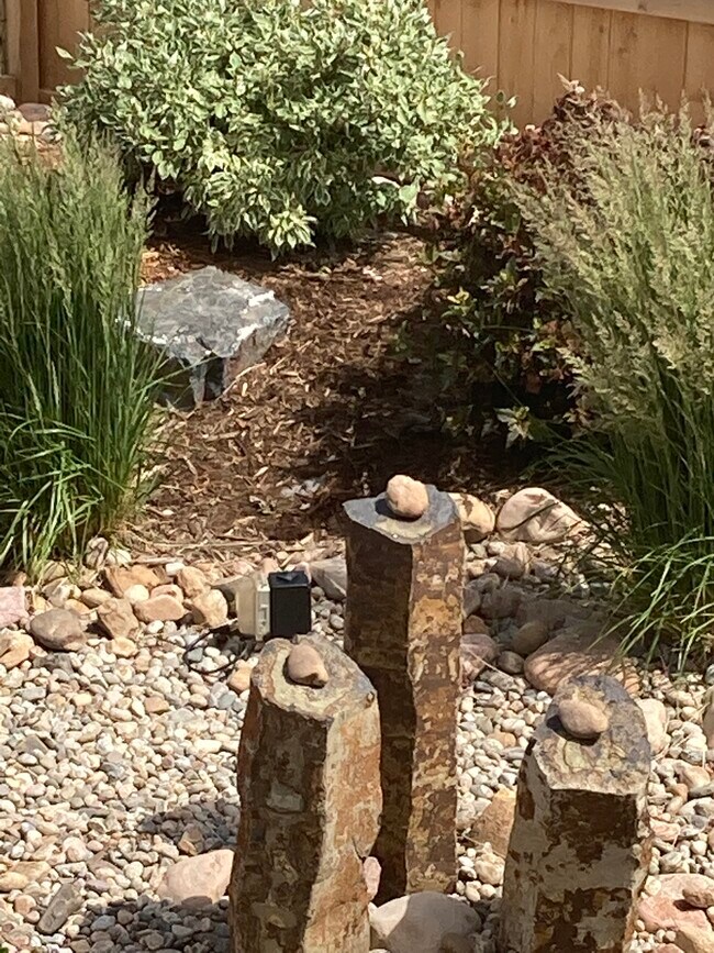 water feature - 6844 Carr St
