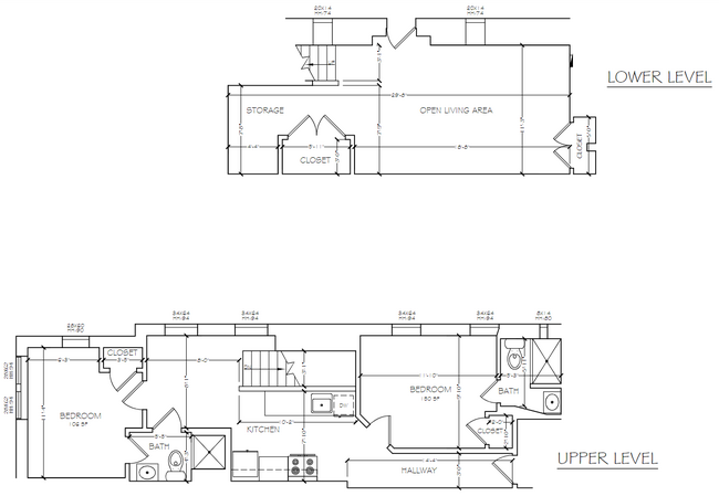 2 Bedroom | 2 Bathroom Unit A3 - Campus Apartments