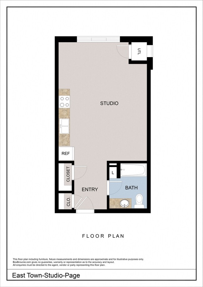 Floorplan - East Town Apartments