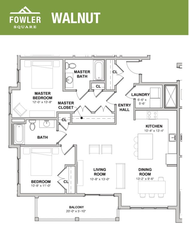 Floorplan - Fowler Square