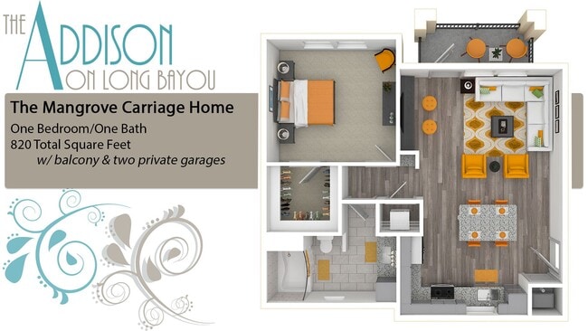 Floorplan - The Addison on Long Bayou