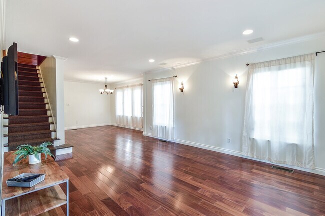 View of living/dining room from entry - 8459 W 4th St