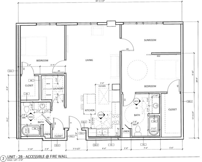 Floorplan - University Flats Apartments