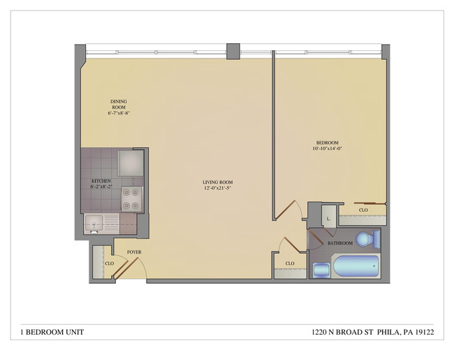 Floorplan - Apartments @ 1220