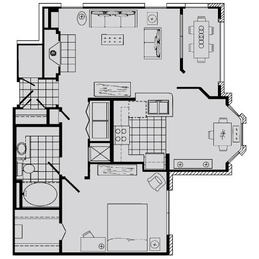 Floorplan - Rockledge Oaks Apartments