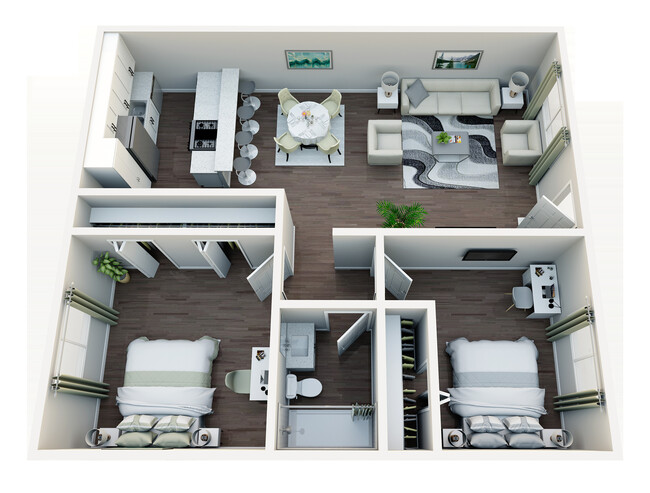 Floorplan - Bristle Pointe Apartments