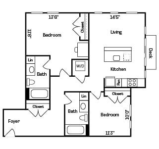 Floorplan - Two 10 by Vintage