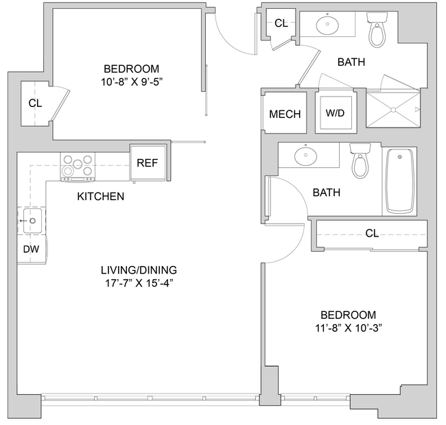 Floorplan - The Modern at Art Place