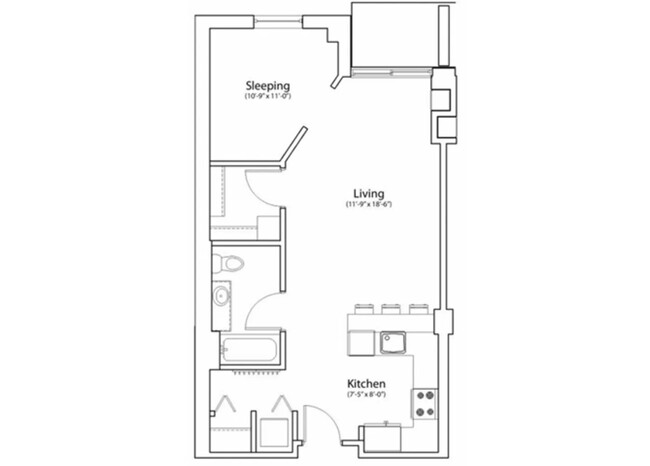 Floorplan - The Morgan at Loyola Station