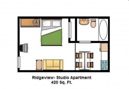 Studio - Ridgeview Apartments