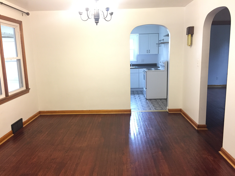 dining room looking into kitchen - 713 Brady Ave