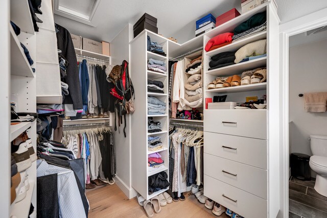 Large walk-in closet for primary bedroom on first floor - 1131 S Elizabeth St