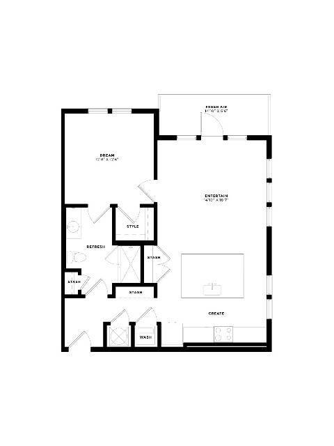 A2 Floor Plan - Tributary Rise