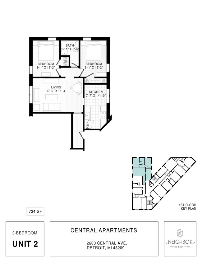 Floorplan - Central Apartments