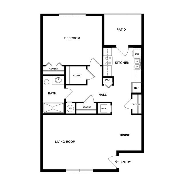 Floorplan - Southstead Apartments