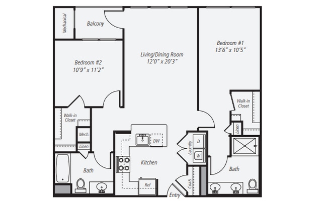 Floorplan - Avalon at Assembly Row