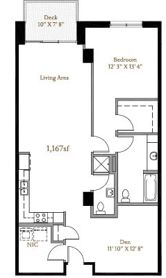 1BR/2BA - The Westerly