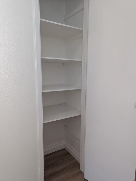 Linen closet - 216 Melrose Dr