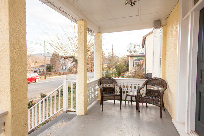 Shared front porch - 205 Douglas Avenue