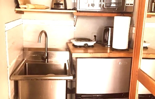 Tiny house kitchen. Small - 21031 Hillside Dr