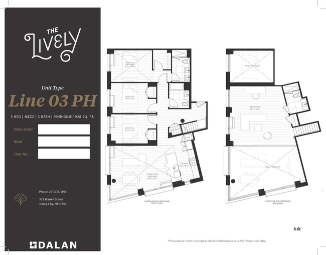 Floorplan - The Lively