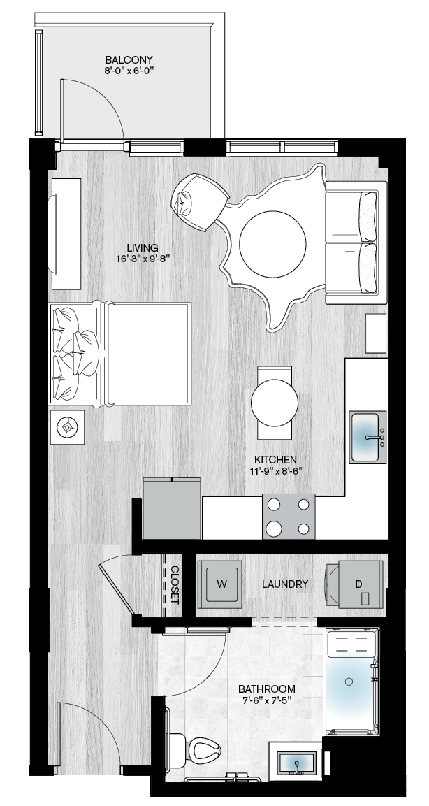 Floorplan - Vantage St. Pete