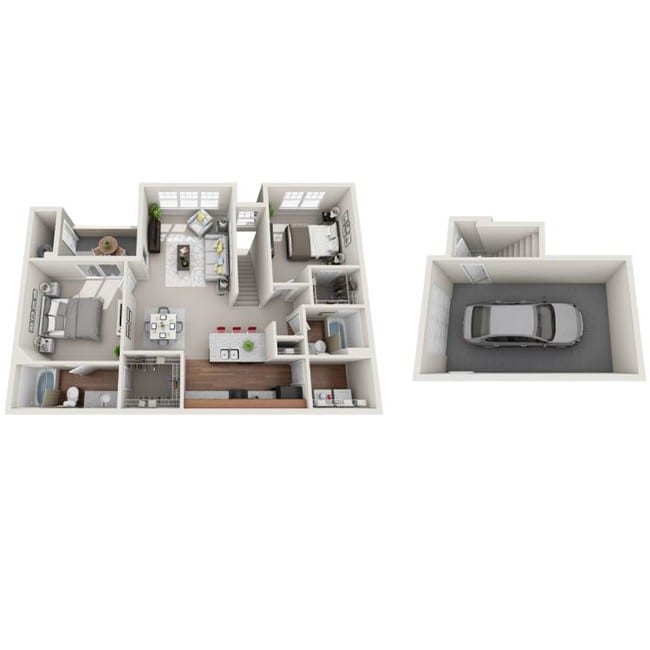 Floorplan - Ravello Townhomes