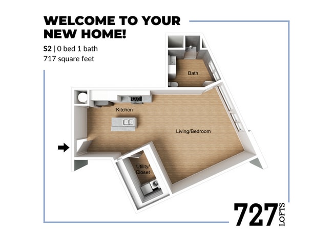 S2 Floor Plan - 727 Lofts