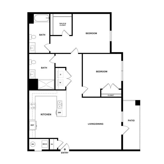 Floorplan - Urbana at Hioaks
