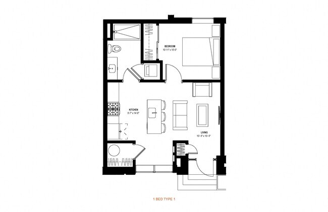 Floorplan - Glassworks Apartments