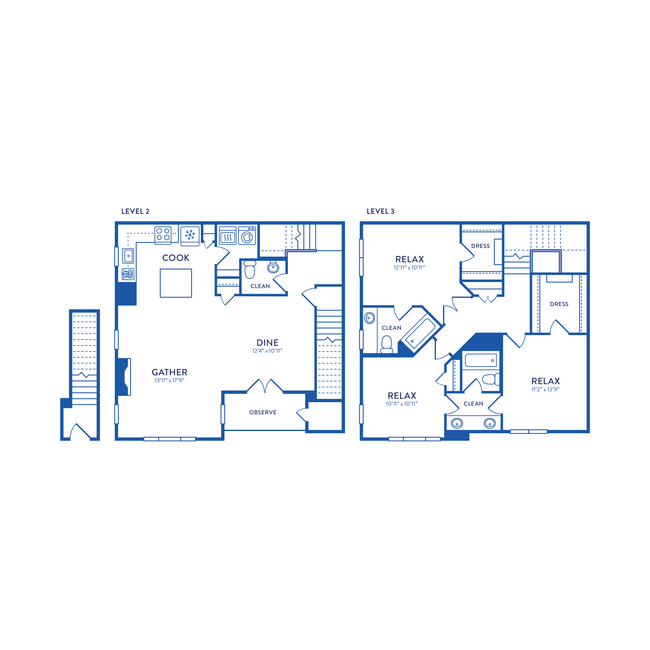Floorplan - Huntington Townhomes
