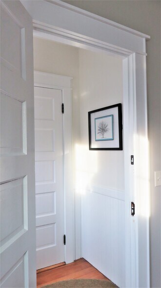 Back hallway as seen from apartment back door entry - 21 Courtland St