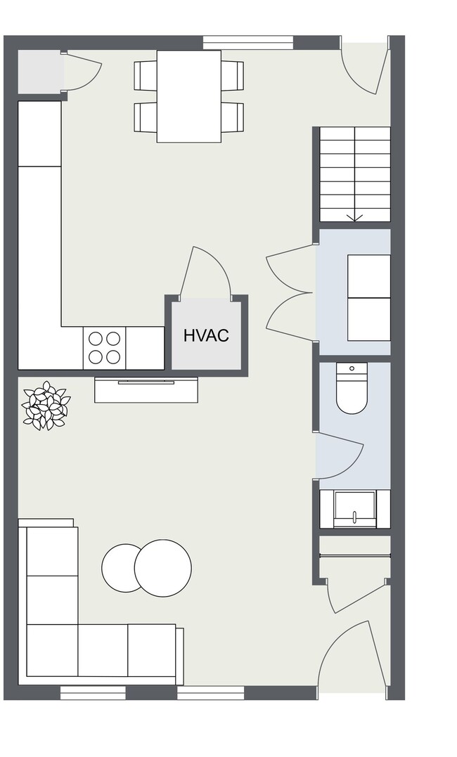 Floorplan - Newly Renovated Flats & Townhomes in the Heart of Angier! Pets Welcome!