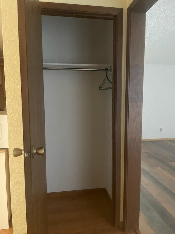 Convenient and spacious front entry coat closet - 240 W Kyle Dr