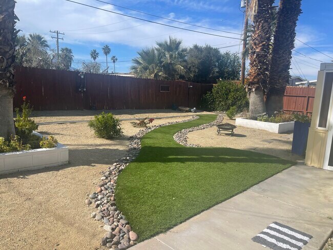 Large private backyard with view of the mountains - 42551 Audrey Cir