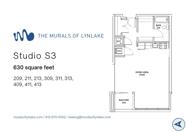 Floorplan - The Murals of LynLake