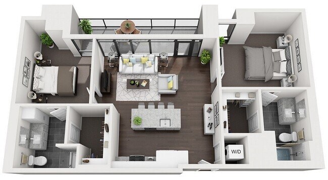 Floorplan - 1000 Speer by Windsor