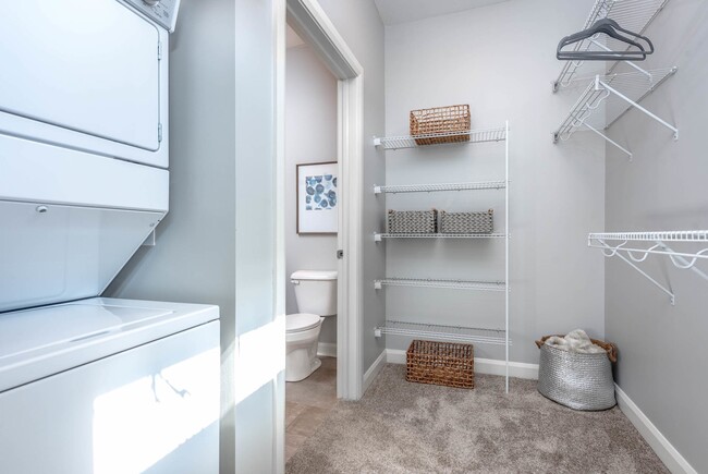 The Foundry Washer/Dryer and closet - Foundry at Jeffrey Park