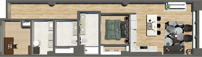 Floorplan - Residences at Halle