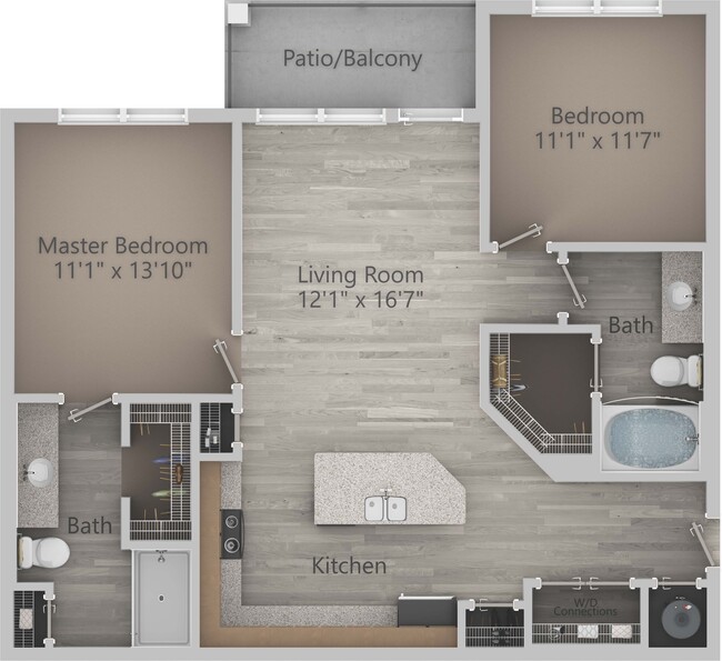 Floorplan - Forum Flats