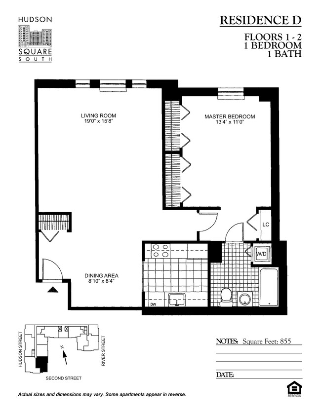 Floorplan - Hudson Square South