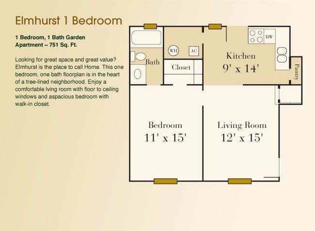 1BR / 1BA - Elmhurst