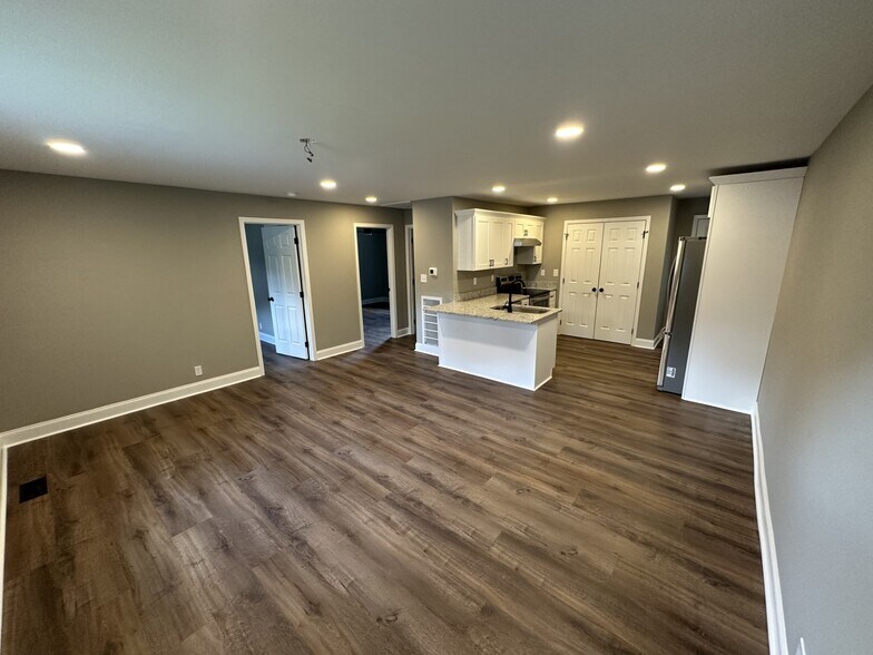 Livingroom open to kitchen - 413 Martha Ln
