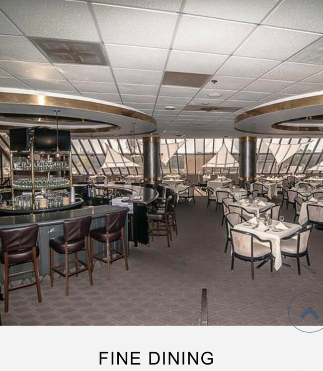 The complex has its own restaurant with great food - 4337 Marina City Dr