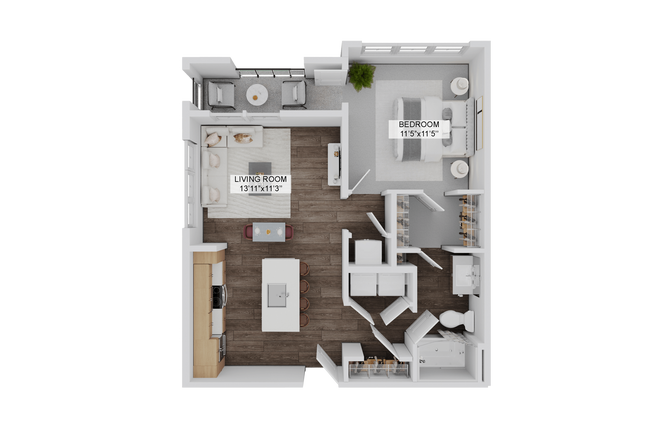 Floorplan - The Stadler Luxury Apartments