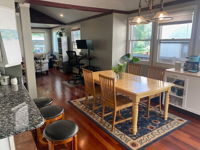 Dining room ~ kitchen is on the left - 2417 W 22nd St